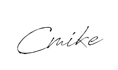 Create a beautiful signature design for name Cmike. With this signature (Antro_Vectra) fonts, you can make a handwritten signature for free. Cmike signature style 6 images and pictures png