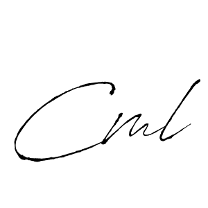 Also we have Cml name is the best signature style. Create professional handwritten signature collection using Antro_Vectra autograph style. Cml signature style 6 images and pictures png