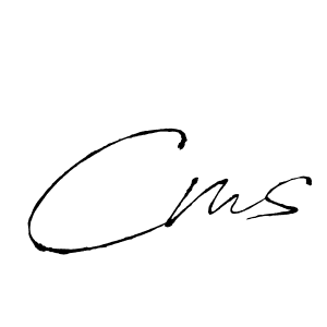 Cms stylish signature style. Best Handwritten Sign (Antro_Vectra) for my name. Handwritten Signature Collection Ideas for my name Cms. Cms signature style 6 images and pictures png
