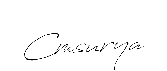 Make a beautiful signature design for name Cmsurya. Use this online signature maker to create a handwritten signature for free. Cmsurya signature style 6 images and pictures png