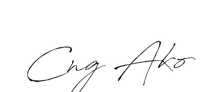 The best way (Antro_Vectra) to make a short signature is to pick only two or three words in your name. The name Cng Ako include a total of six letters. For converting this name. Cng Ako signature style 6 images and pictures png