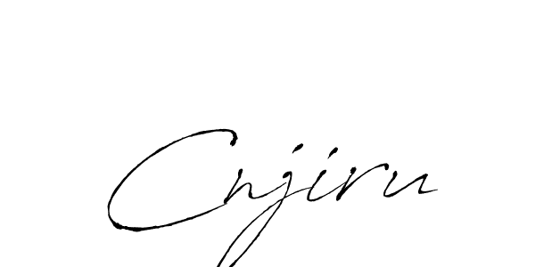 Antro_Vectra is a professional signature style that is perfect for those who want to add a touch of class to their signature. It is also a great choice for those who want to make their signature more unique. Get Cnjiru name to fancy signature for free. Cnjiru signature style 6 images and pictures png
