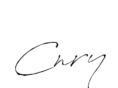 How to make Cnry signature? Antro_Vectra is a professional autograph style. Create handwritten signature for Cnry name. Cnry signature style 6 images and pictures png