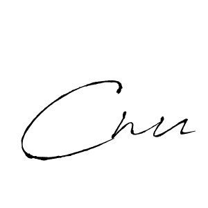 Use a signature maker to create a handwritten signature online. With this signature software, you can design (Antro_Vectra) your own signature for name Cnu. Cnu signature style 6 images and pictures png