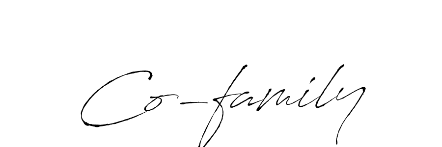 The best way (Antro_Vectra) to make a short signature is to pick only two or three words in your name. The name Co-family include a total of six letters. For converting this name. Co-family signature style 6 images and pictures png