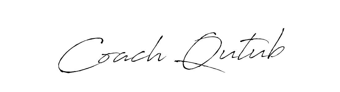 This is the best signature style for the Coach Qutub name. Also you like these signature font (Antro_Vectra). Mix name signature. Coach Qutub signature style 6 images and pictures png