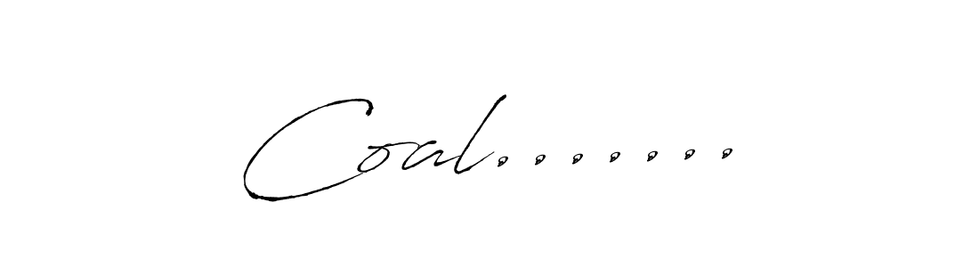 Create a beautiful signature design for name Coal........ With this signature (Antro_Vectra) fonts, you can make a handwritten signature for free. Coal....... signature style 6 images and pictures png