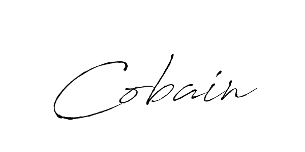 How to make Cobain signature? Antro_Vectra is a professional autograph style. Create handwritten signature for Cobain name. Cobain signature style 6 images and pictures png