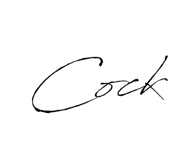 How to Draw Cock signature style? Antro_Vectra is a latest design signature styles for name Cock. Cock signature style 6 images and pictures png