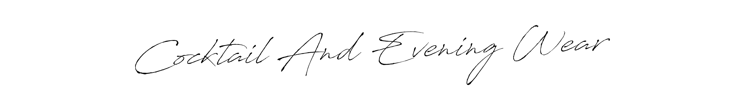 Check out images of Autograph of Cocktail And Evening Wear name. Actor Cocktail And Evening Wear Signature Style. Antro_Vectra is a professional sign style online. Cocktail And Evening Wear signature style 6 images and pictures png