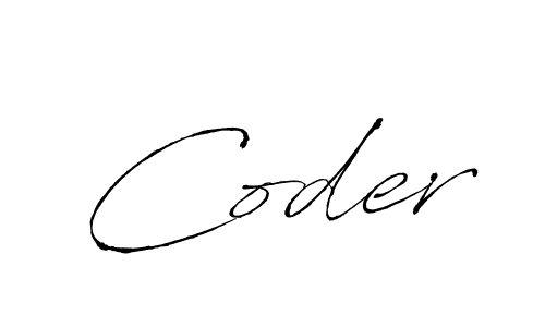 Similarly Antro_Vectra is the best handwritten signature design. Signature creator online .You can use it as an online autograph creator for name Coder. Coder signature style 6 images and pictures png