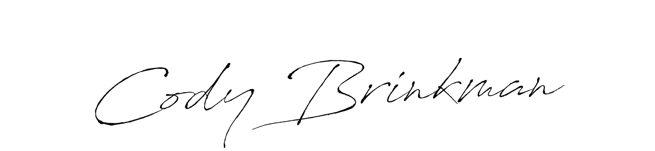 Create a beautiful signature design for name Cody Brinkman. With this signature (Antro_Vectra) fonts, you can make a handwritten signature for free. Cody Brinkman signature style 6 images and pictures png