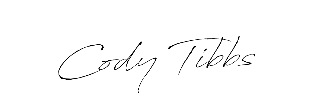 Cody Tibbs stylish signature style. Best Handwritten Sign (Antro_Vectra) for my name. Handwritten Signature Collection Ideas for my name Cody Tibbs. Cody Tibbs signature style 6 images and pictures png
