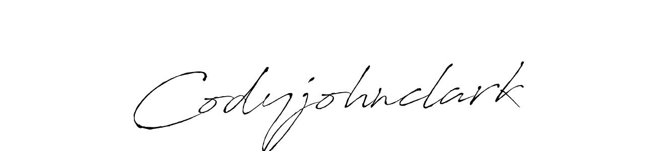 Create a beautiful signature design for name Codyjohnclark. With this signature (Antro_Vectra) fonts, you can make a handwritten signature for free. Codyjohnclark signature style 6 images and pictures png