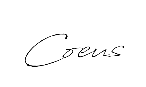 How to Draw Coeus signature style? Antro_Vectra is a latest design signature styles for name Coeus. Coeus signature style 6 images and pictures png