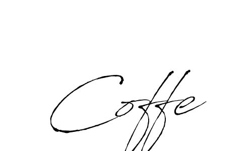 Create a beautiful signature design for name Coffe. With this signature (Antro_Vectra) fonts, you can make a handwritten signature for free. Coffe signature style 6 images and pictures png