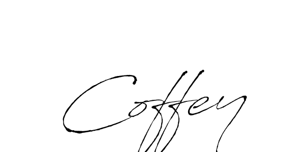 Make a beautiful signature design for name Coffey. With this signature (Antro_Vectra) style, you can create a handwritten signature for free. Coffey signature style 6 images and pictures png