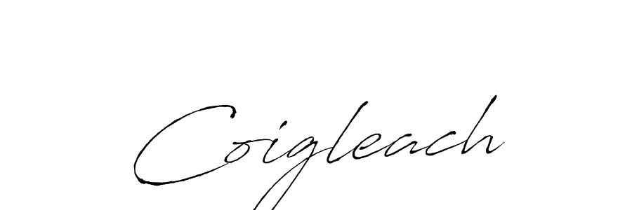 How to make Coigleach signature? Antro_Vectra is a professional autograph style. Create handwritten signature for Coigleach name. Coigleach signature style 6 images and pictures png