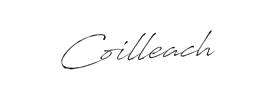 How to make Coilleach signature? Antro_Vectra is a professional autograph style. Create handwritten signature for Coilleach name. Coilleach signature style 6 images and pictures png