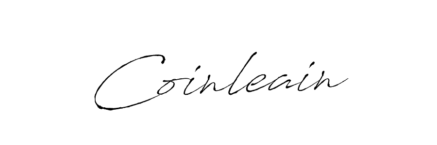 Also we have Coinleain name is the best signature style. Create professional handwritten signature collection using Antro_Vectra autograph style. Coinleain signature style 6 images and pictures png