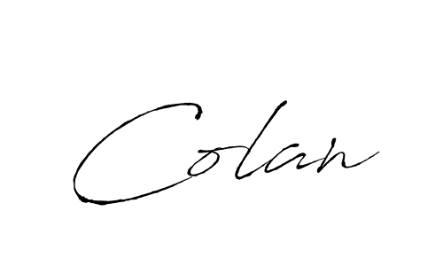 You should practise on your own different ways (Antro_Vectra) to write your name (Colan) in signature. don't let someone else do it for you. Colan signature style 6 images and pictures png