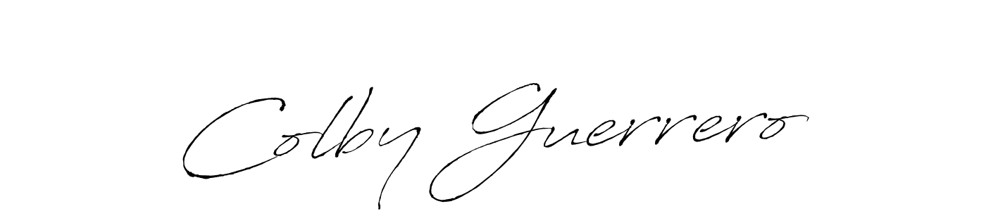 The best way (Antro_Vectra) to make a short signature is to pick only two or three words in your name. The name Colby Guerrero include a total of six letters. For converting this name. Colby Guerrero signature style 6 images and pictures png
