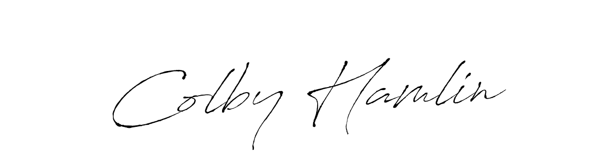 It looks lik you need a new signature style for name Colby Hamlin. Design unique handwritten (Antro_Vectra) signature with our free signature maker in just a few clicks. Colby Hamlin signature style 6 images and pictures png