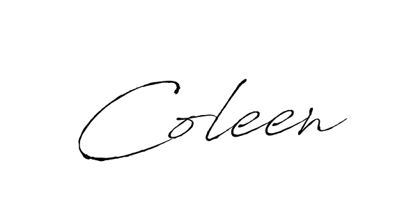 Antro_Vectra is a professional signature style that is perfect for those who want to add a touch of class to their signature. It is also a great choice for those who want to make their signature more unique. Get Coleen name to fancy signature for free. Coleen signature style 6 images and pictures png