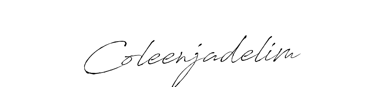 You should practise on your own different ways (Antro_Vectra) to write your name (Coleenjadelim) in signature. don't let someone else do it for you. Coleenjadelim signature style 6 images and pictures png