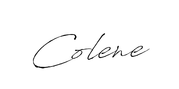You should practise on your own different ways (Antro_Vectra) to write your name (Colene) in signature. don't let someone else do it for you. Colene signature style 6 images and pictures png