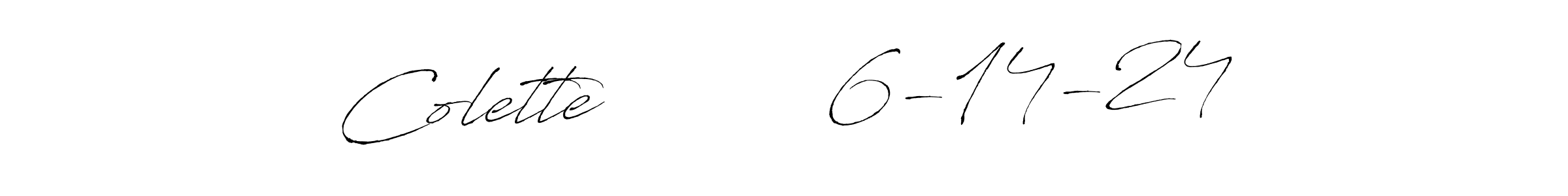 Here are the top 10 professional signature styles for the name Colette          6-14-24. These are the best autograph styles you can use for your name. Colette          6-14-24 signature style 6 images and pictures png