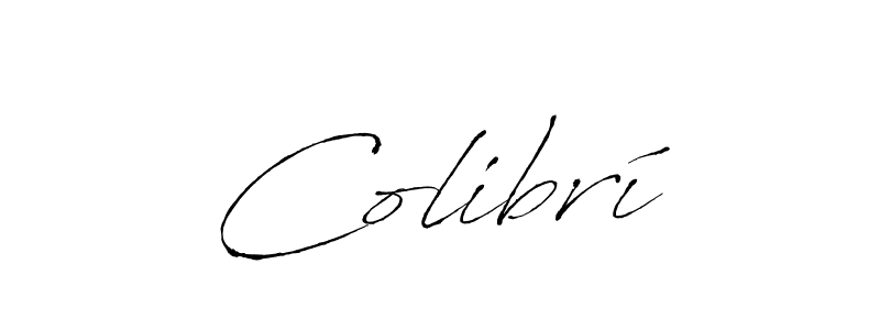 Once you've used our free online signature maker to create your best signature Antro_Vectra style, it's time to enjoy all of the benefits that Colibrí name signing documents. Colibrí signature style 6 images and pictures png