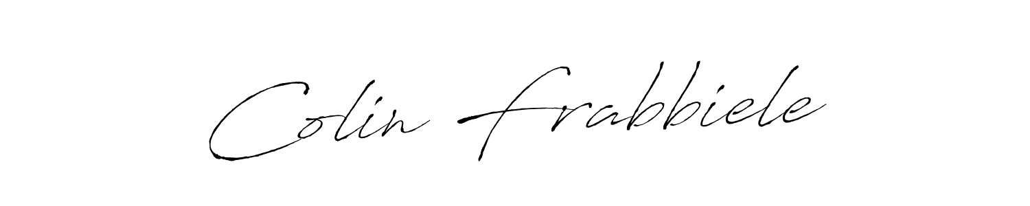 How to make Colin Frabbiele signature? Antro_Vectra is a professional autograph style. Create handwritten signature for Colin Frabbiele name. Colin Frabbiele signature style 6 images and pictures png