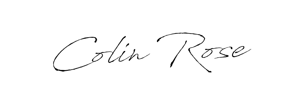 Design your own signature with our free online signature maker. With this signature software, you can create a handwritten (Antro_Vectra) signature for name Colin Rose. Colin Rose signature style 6 images and pictures png