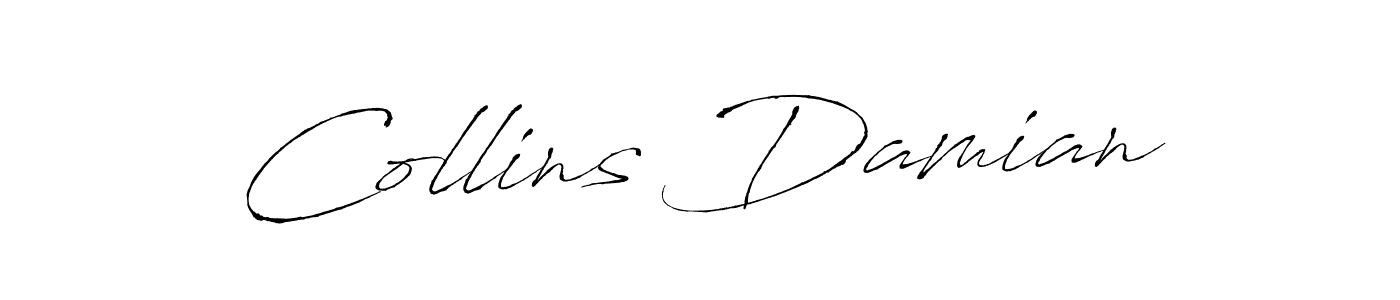 Antro_Vectra is a professional signature style that is perfect for those who want to add a touch of class to their signature. It is also a great choice for those who want to make their signature more unique. Get Collins Damian name to fancy signature for free. Collins Damian signature style 6 images and pictures png