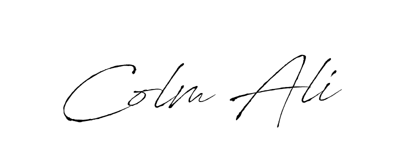 You can use this online signature creator to create a handwritten signature for the name Colm Ali. This is the best online autograph maker. Colm Ali signature style 6 images and pictures png