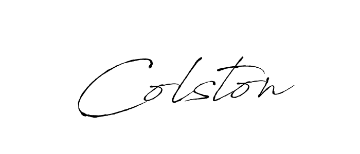 Also we have Colston name is the best signature style. Create professional handwritten signature collection using Antro_Vectra autograph style. Colston signature style 6 images and pictures png