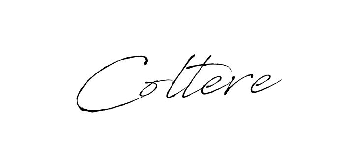 How to make Coltere signature? Antro_Vectra is a professional autograph style. Create handwritten signature for Coltere name. Coltere signature style 6 images and pictures png