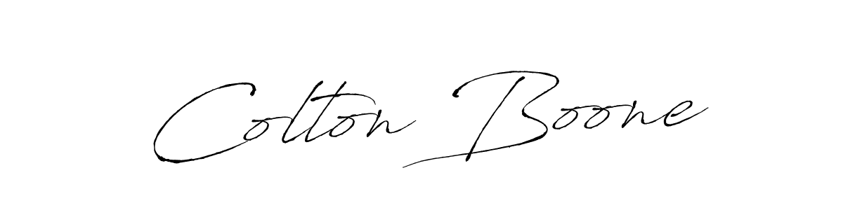 Colton Boone stylish signature style. Best Handwritten Sign (Antro_Vectra) for my name. Handwritten Signature Collection Ideas for my name Colton Boone. Colton Boone signature style 6 images and pictures png