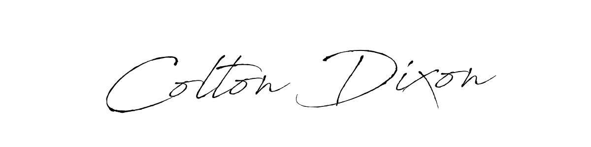 Colton Dixon stylish signature style. Best Handwritten Sign (Antro_Vectra) for my name. Handwritten Signature Collection Ideas for my name Colton Dixon. Colton Dixon signature style 6 images and pictures png