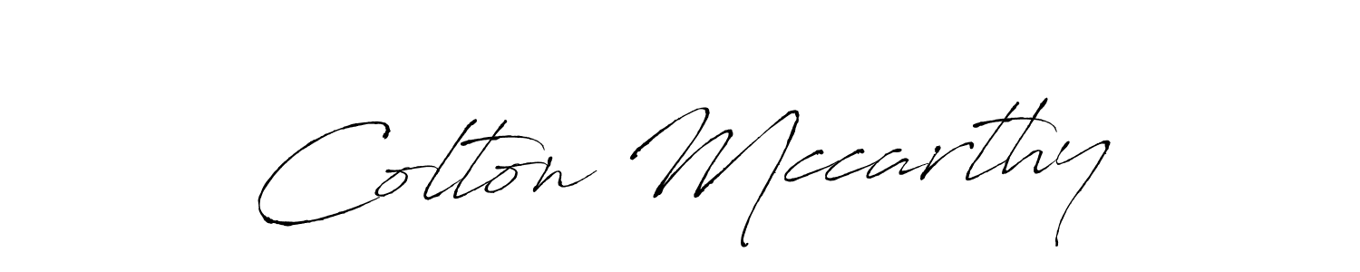 How to make Colton Mccarthy signature? Antro_Vectra is a professional autograph style. Create handwritten signature for Colton Mccarthy name. Colton Mccarthy signature style 6 images and pictures png