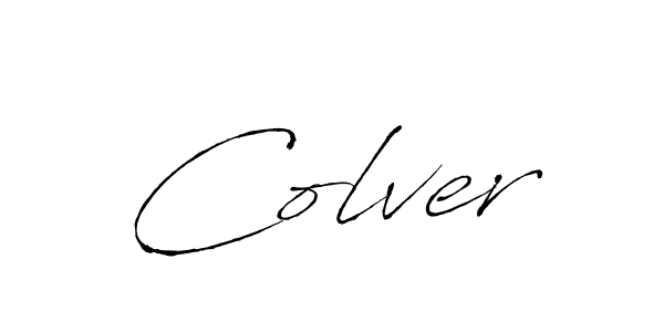 How to make Colver signature? Antro_Vectra is a professional autograph style. Create handwritten signature for Colver name. Colver signature style 6 images and pictures png