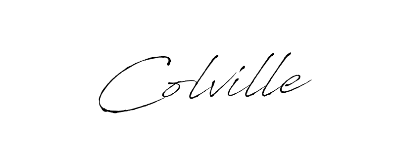 Use a signature maker to create a handwritten signature online. With this signature software, you can design (Antro_Vectra) your own signature for name Colville. Colville signature style 6 images and pictures png