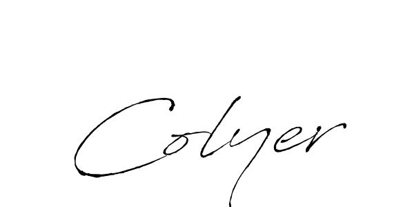 How to make Colyer signature? Antro_Vectra is a professional autograph style. Create handwritten signature for Colyer name. Colyer signature style 6 images and pictures png