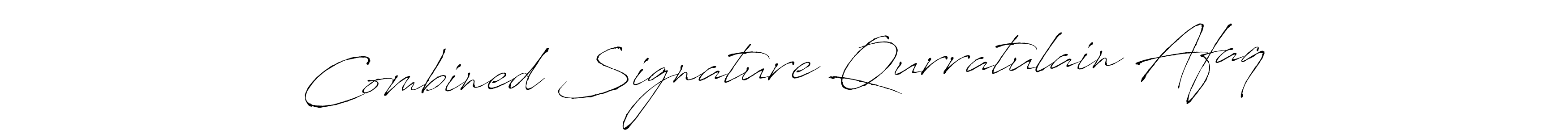 This is the best signature style for the Combined Signature Qurratulain Afaq name. Also you like these signature font (Antro_Vectra). Mix name signature. Combined Signature Qurratulain Afaq signature style 6 images and pictures png