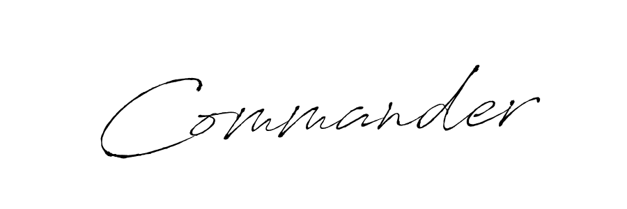 Commander stylish signature style. Best Handwritten Sign (Antro_Vectra) for my name. Handwritten Signature Collection Ideas for my name Commander. Commander signature style 6 images and pictures png