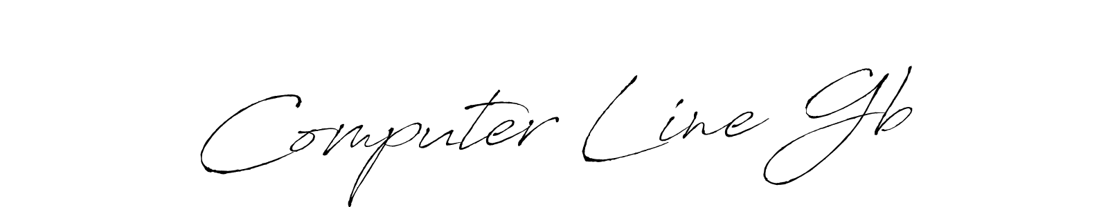 Also we have Computer Line Gb name is the best signature style. Create professional handwritten signature collection using Antro_Vectra autograph style. Computer Line Gb signature style 6 images and pictures png