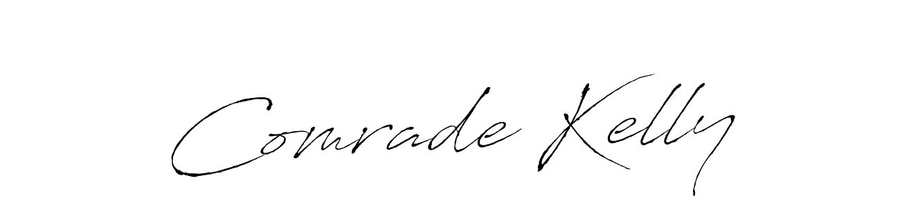 Use a signature maker to create a handwritten signature online. With this signature software, you can design (Antro_Vectra) your own signature for name Comrade Kelly. Comrade Kelly signature style 6 images and pictures png