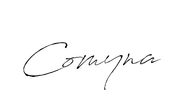 Also You can easily find your signature by using the search form. We will create Comyna name handwritten signature images for you free of cost using Antro_Vectra sign style. Comyna signature style 6 images and pictures png
