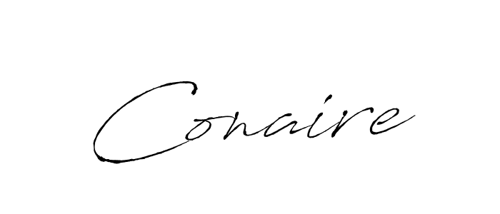 You should practise on your own different ways (Antro_Vectra) to write your name (Conaire) in signature. don't let someone else do it for you. Conaire signature style 6 images and pictures png